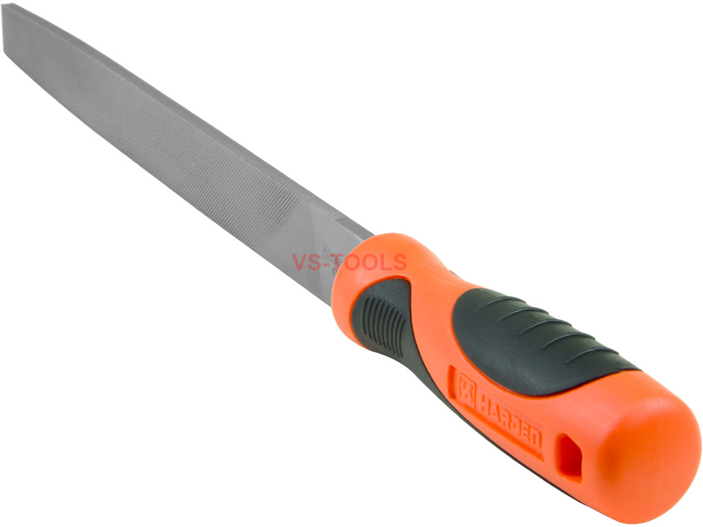 10 Inch Flat Bastard Mill File TPR Soft Handle Wood Woodwork